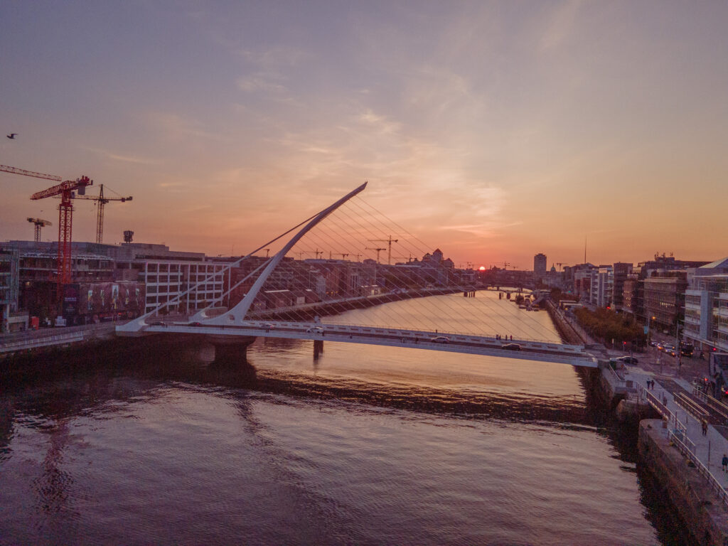 Dublin Sunset - Samuel Beckett Bridge