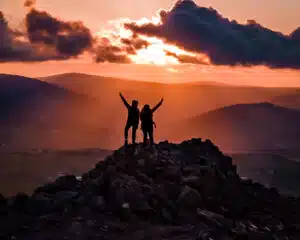 Wicklow Sunset - Sugar Loaf