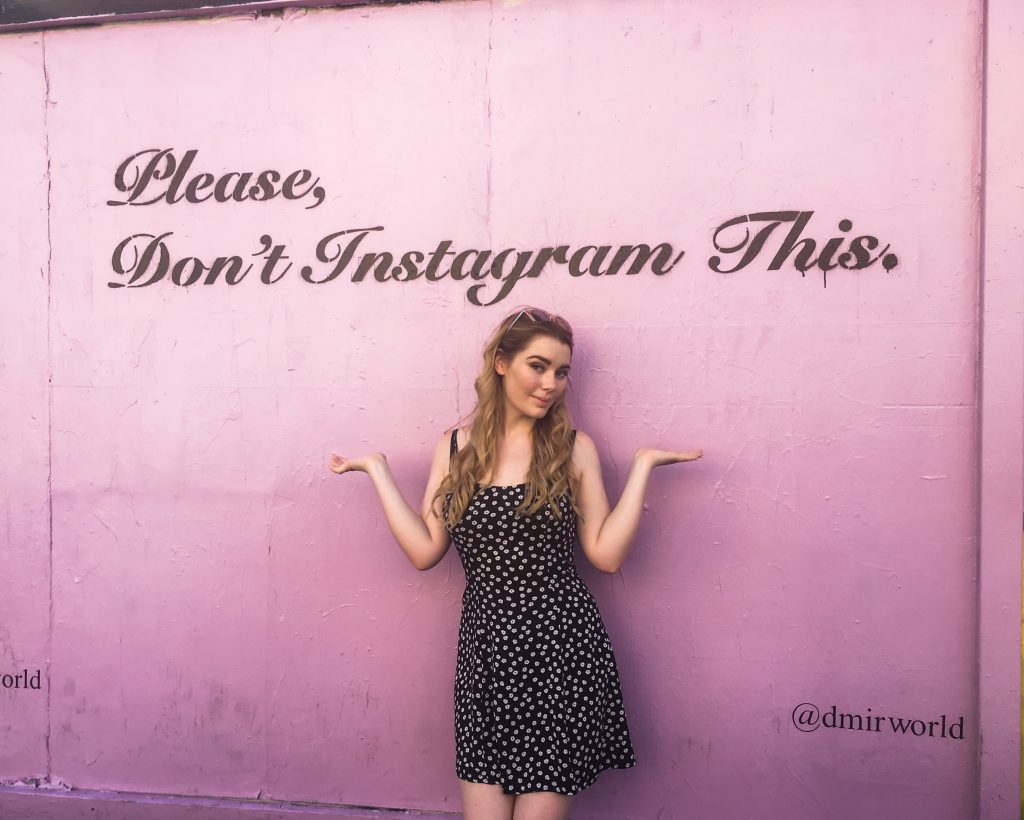 Please dont instagram this wall los angeles