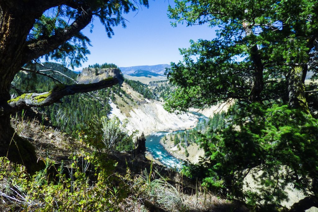 Calcite Springs,  4 days in yellowstone and grand teton