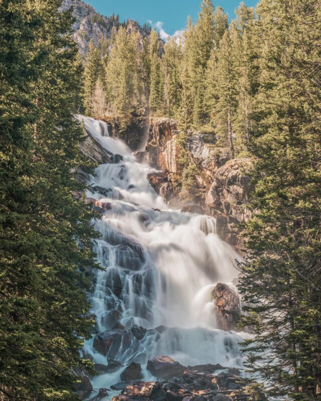 Hidden Falls in Grand Teton National Park
