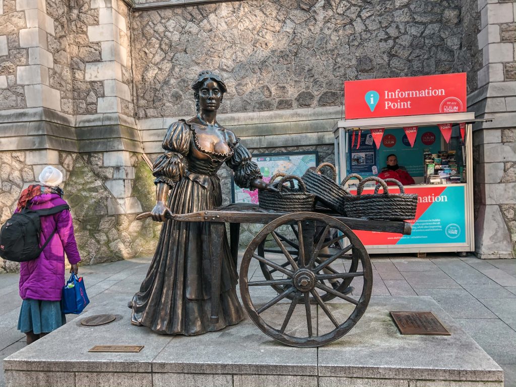 the Molly Malone Statue