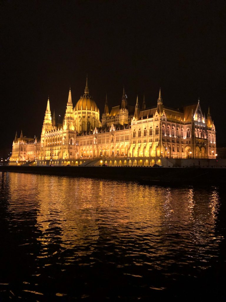 Budapest Parliament at Night