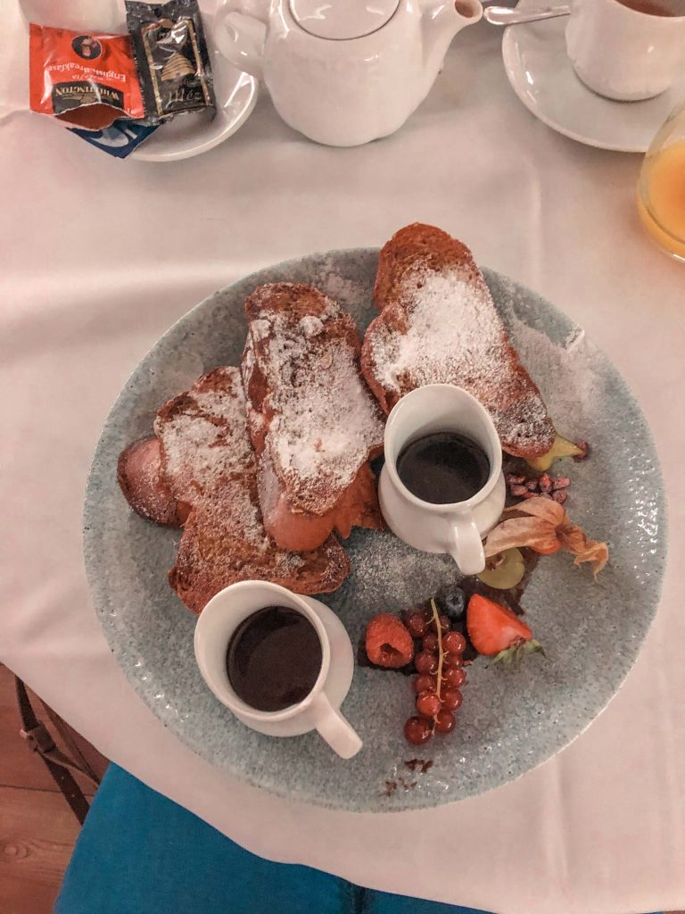 Brunch at A La Maison Grand, Budapest, Hungary