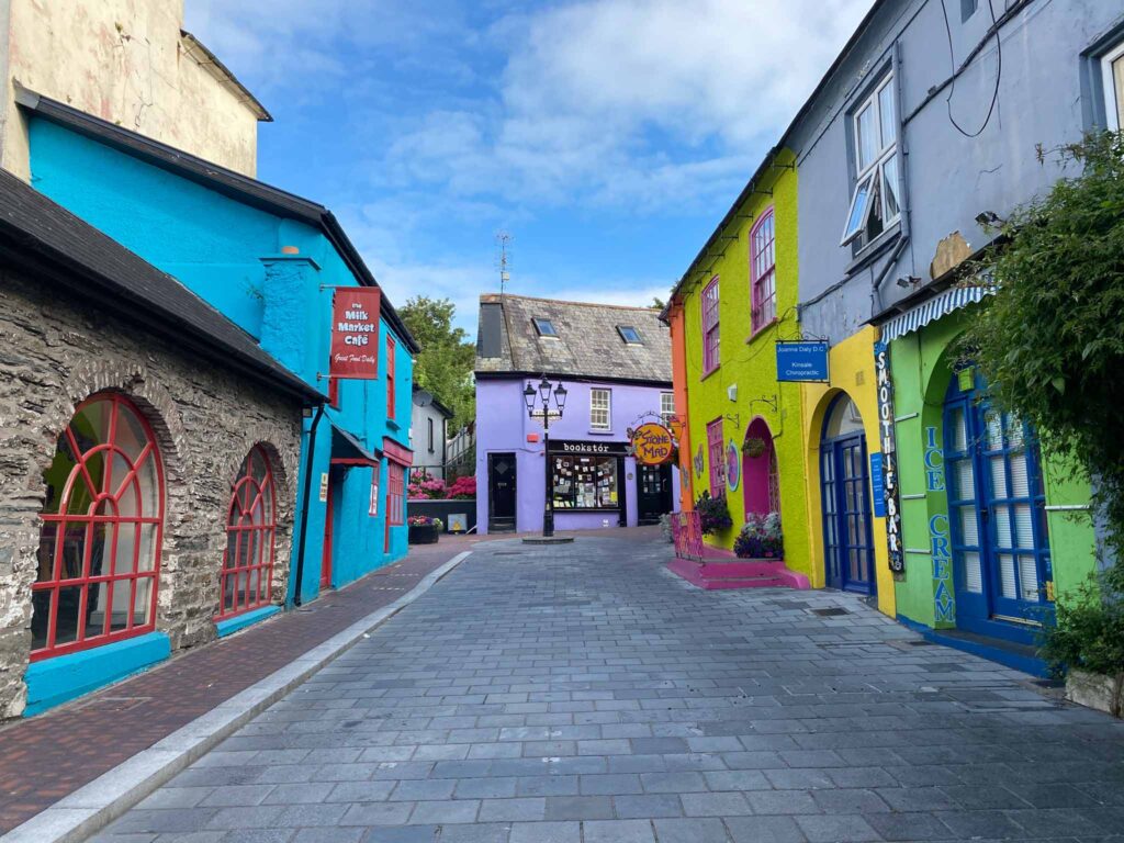 Colourful Irish Town in Kinsale, County Cork