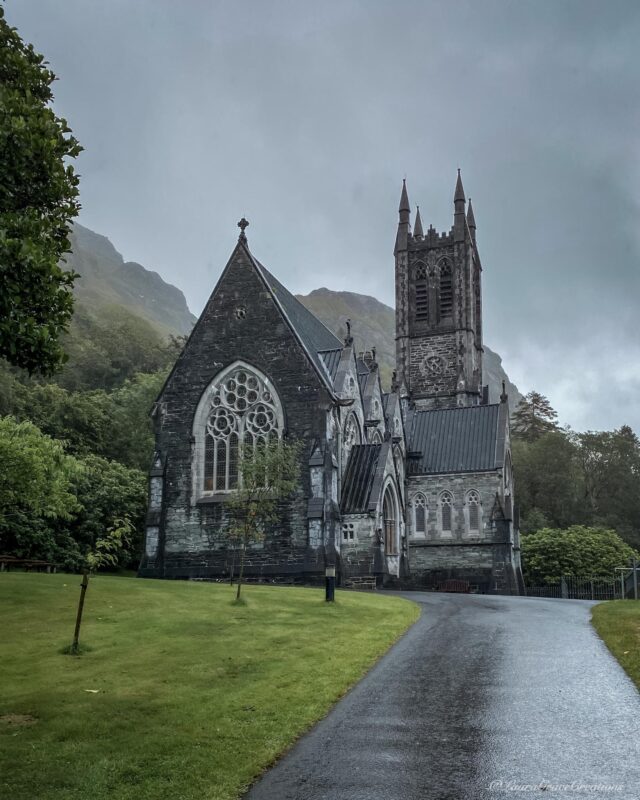 the neo-Gothic Church, Kylemore Abbey, Ireland