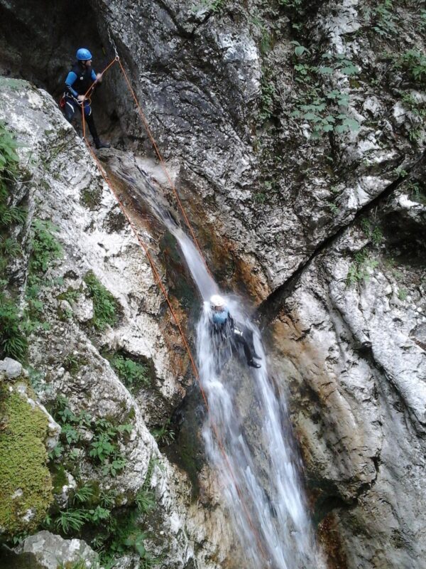 Canyoning in Slovenia 