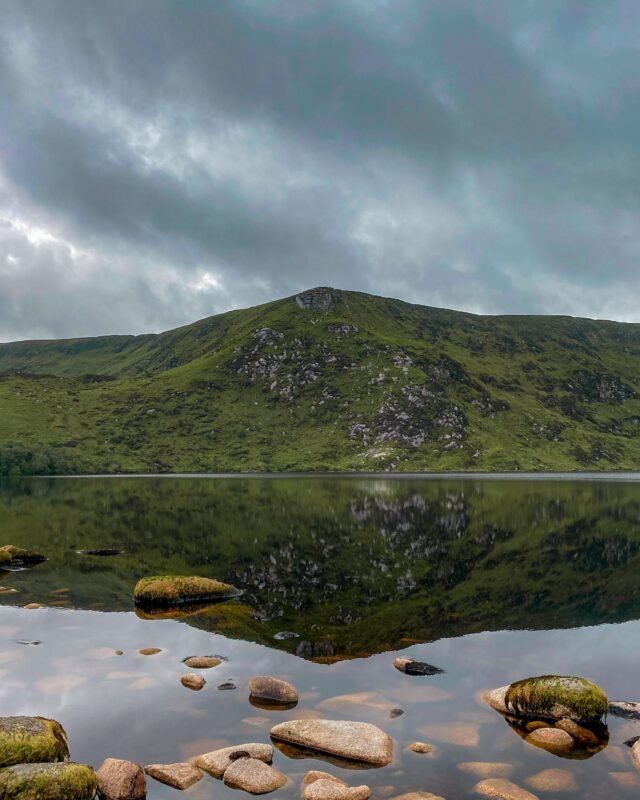 Lough Bray Wicklow in the Rain